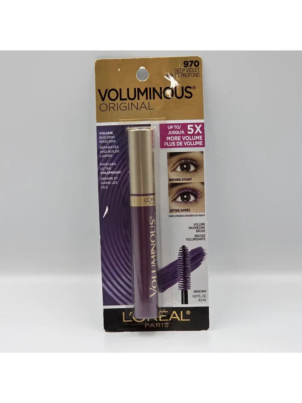 L'Oreal Volumious‎ Original Building Mascara #970 Deep Violet